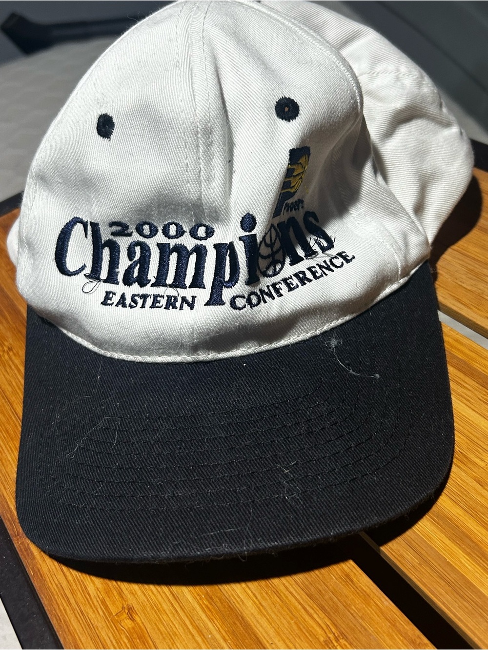 2000 Eastern Conference Champions Indiana pacers Snapback hat NBA vintage